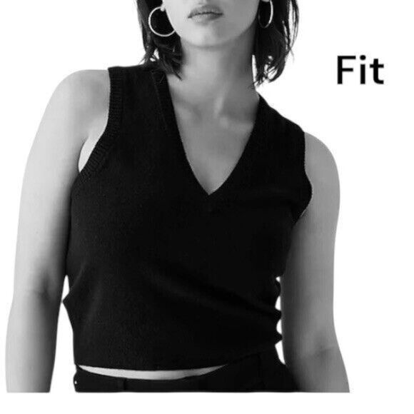 J CREW Sweater Vest WMNS L Hot Pink Cashmere Luxury Soft BS941 Valentines Spring - Picture 7 of 9